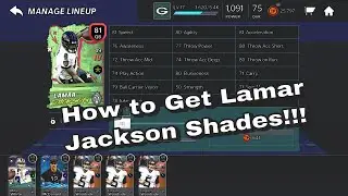 Madden NFL Mobile 21- Completing Master Series Program and How to get Lamar Jackson Shades!!!