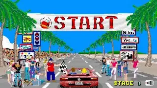 1986 OutRun Longplay (Arcade) / (1080p 60 FPS)【実機】アウトラン 全一プレイ