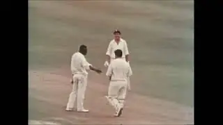 Colin Milburn scores a century against West indies
