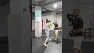 MMA pad work with international cotach#Virall MMA traner#Ufc fight
