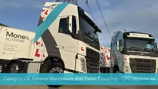 CE Reverse Manoeuvre & Trailer Coupling Exercise | HGV Class 1 Training - CPC Module 3A