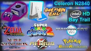 Gamecube, Wii emulation (Dolphin) on LOW-END LAPTOP || Celeron N2840, Intel HD (Bay Trail), 4 GB RAM