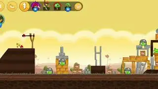 Angry Birds classic Прохождение  Poached EGGS 3-19