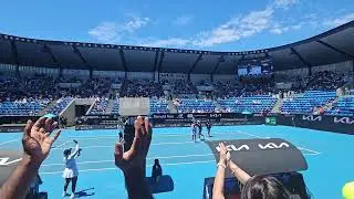 Australian Open. January 17 2026 Nick Kyrgios double Tennis game. WINNING SERVE!!!!