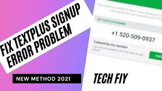 Fix Text plus sign up Error problem.Free USA phone number.Textplus cannot reach the textplus service