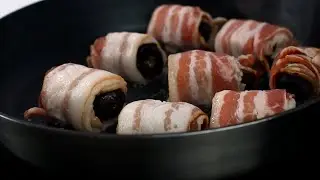 How to make bacon wrapped dates | Dates with bacon