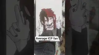 average icp fan #icp #insaneclownposse #art #artist #drawing #watercolor #watercolorart #artwork