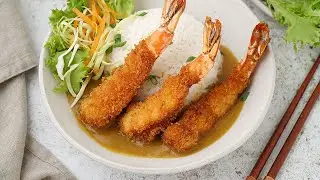 I love making this Prawn Katsu with Japanese curry sauce.