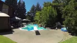 Phantoming Nancy B.'s retirement party at our estate 08.16.2014.
