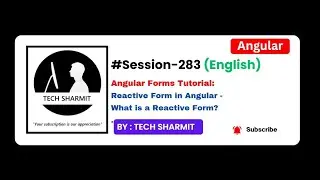 Reactive form in angular - What is reactive form?  | Angular tutorial in English (Session-283)