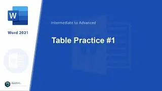 #203 - VBA: Table Practice #1 in Microsoft Word