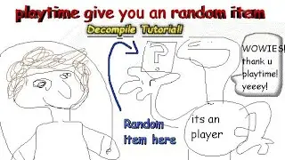 How To Make Playtime Gives You Random Item To Your Decompile! ☘️🤑/ #video #decompile #baldisbasics