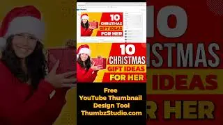 Amazing Life Style Thumbnail Design Youtube Thumbnail Design Christmas presents