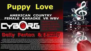 FUR - Dolly Parton & Family   Puppy Love AMERICAN COUNTRY FEMALE KARAOKE VR WBV
