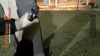 Handgun night training at AST Roissy