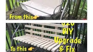 DIY how to repair or fix Patio Swing Hammock