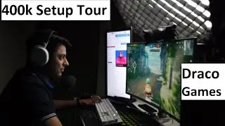 400k Setup Tour DracoGames | Most Expensive Streaming Setup PUBG Mobile