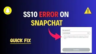 How to Fix Due to Repeated Failed Login Attempts on Snapchat | Solve Snapchat Login Error SS10