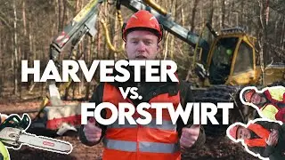Mensch vs. Maschine! Wer ist besser: Harvester oder Forstwirte? - Forst erkl&auml;rt