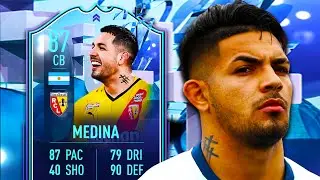 WORTH THE SBC? 🤔 87 FANTASY FUT MEDINA PLAYER REVIEW - FIFA 22 ULTIMATE TEAM