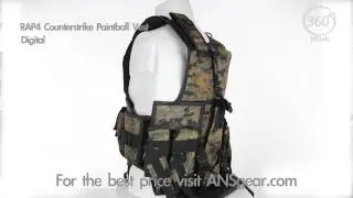 RAP4 Counterstrike Paintball Vest - Digital - Visual 360