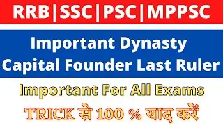 Important Dynasty Capital Founder Last Ruler SSC CHSL RRB 2022