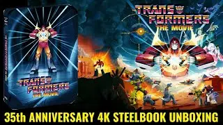 The Transformers The Movie 35th Anniversary Edition 4K Ultra HD Blu-ray Steelbook Unboxing