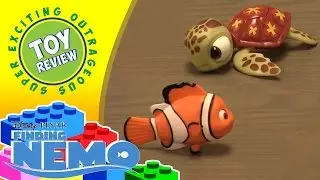Disney  Pixar Finding Nemo: Nemo & Squirt Action Figures - Toy Review