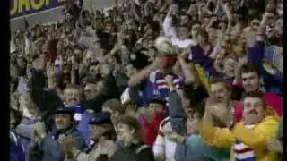 Ian Durrant scores against Celtic