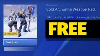 How to Download: Dauntless Cold Archonite Weapon Pack for FREE on PS4 | PlayStation