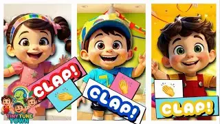 Clap Clap Clap! 👏 Fun Preschool Song | Tiny Tune Town &ndash; Nursery Rhyme & Kids Song