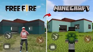 I Played Free Fire in Minecraft 🔥🎮