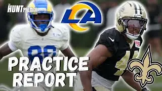 Saints Joint Practice Report With LA Rams | Are O-Line Issues a Bigger Problem Than QB Battle?