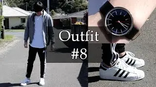 OOTD #8 | A Cozy Fit | Feat. Adidas Superstar, Tiro Pant and more!