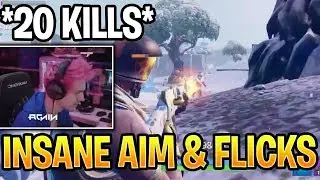 Ninja Shows Off Insane AIM & FLICKS! Better Than Tfue Fortnite Daily Moments Highlights