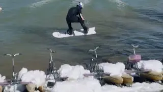 Snowboarding and Wakeboarding in one line!