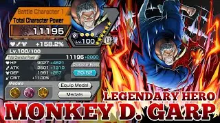 LEGENDARY HERO MONKEY D. GARP GAMEPLAY | ONE PIECE BOUNTY RUSH | OPBR