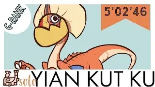 [MHGU] G-Rank Yian Kut-Ku solo (Valor Hunting Horn) - TA Rules - 5'02'46