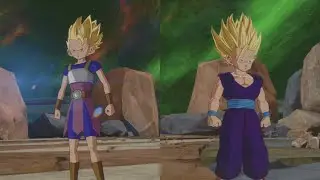 Ssj2 Cabba vs Ssj2 Teen Gohan - Dragon ball sparking zero