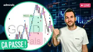 🔴 Live Trading : GOLD vs BOURSE | Quelle Position vais-je Prendre ?
