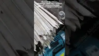 Wooden Hanger Round Rod Double Head Angle Cutting Machine