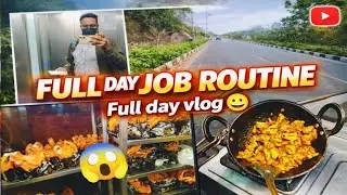 Full day job and home routine vlog || Gobi fry 😋 #vlog 