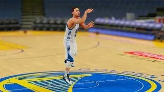Who Can Make a Half Court Shot First on the Warriors? Steph Curry, Durant, or Klay?NBA 2K17 Gameplay
