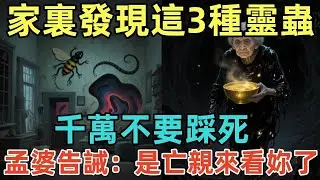 家裏發現這3種靈蟲，千萬不要踩死，孟婆告誡：是亡親來看妳了！#佛淨 #佛學 #佛陀 #佛法 #佛教 #修行