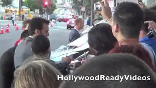 Oded Fehr Arrives to and Greets Fans at The Resident Evil Retribution Premiere at LA Live!