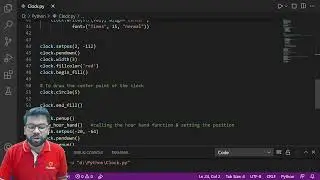 Let's make Analog Clock | Python Turtle Program | Practically