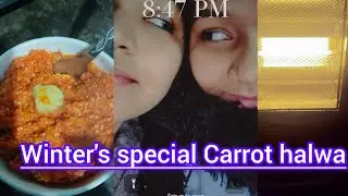Winter's special Carrot halwa ❤️||some guest at home|| @sakshigusainvlogs.9 