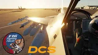 DCS World - Failed(?) DEAD mission using AGM154A's (Take-off, weapons deployment, and landing)