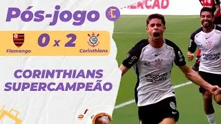 Pós-Jogo: Corinthians joga mais, vence o Flamengo por 2 x 0 e é campeão da Supercopa Rei em Brasília