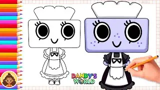 How to Draw Lavender Maid Tisha | from Dandy&rsquo;s World 